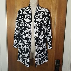 Laura Ashley Floral Cardigan, XL